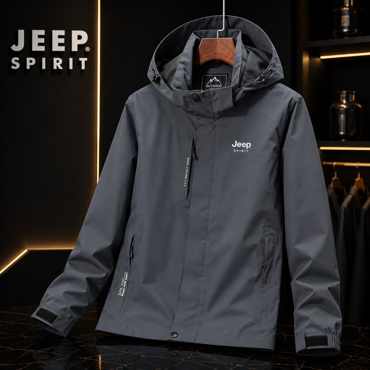 کاپشن بادگیر بهاره و پاییزه کد 559JEEP