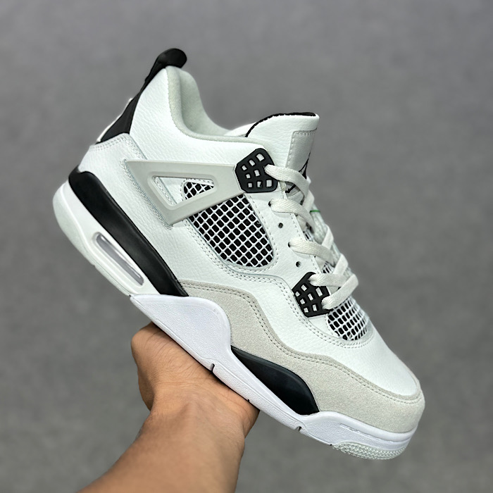 جردن 4 سفید طوسی Nike Air Jordan4 150