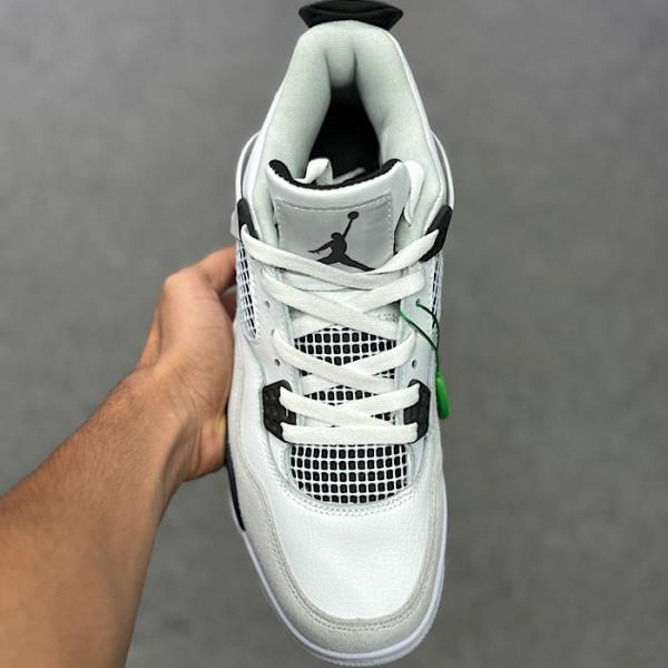 جردن 4 سفید طوسی Nike Air Jordan4 150
