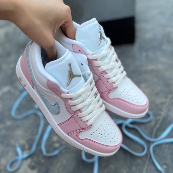 نایک جردن وان صورتی پنجه گربه Jordan1Paw Print Pink Foam 136