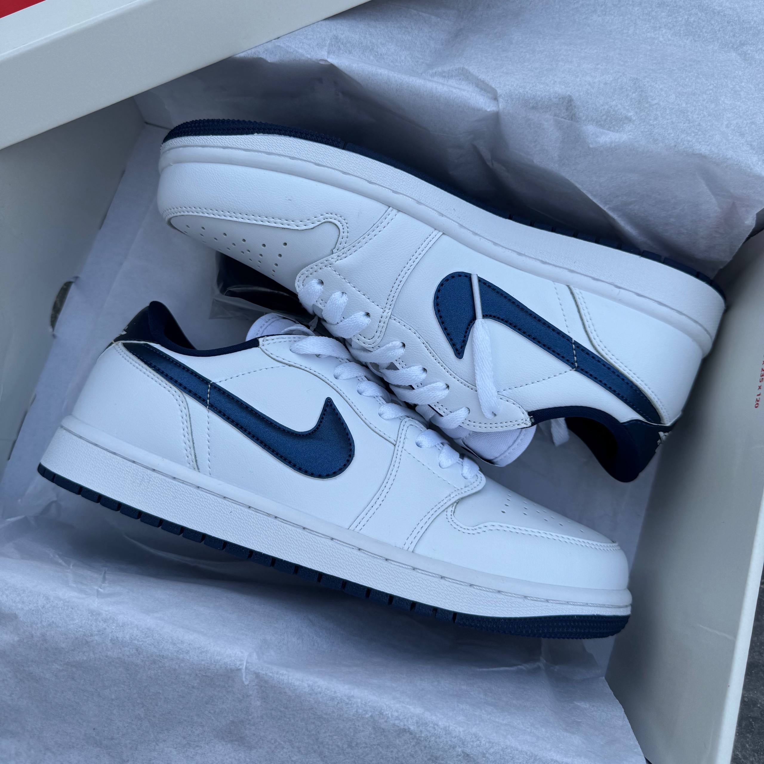 نایک ایر جردن وان متالیک Nike Air Jordan 1 low 85 Metallic Navy 134