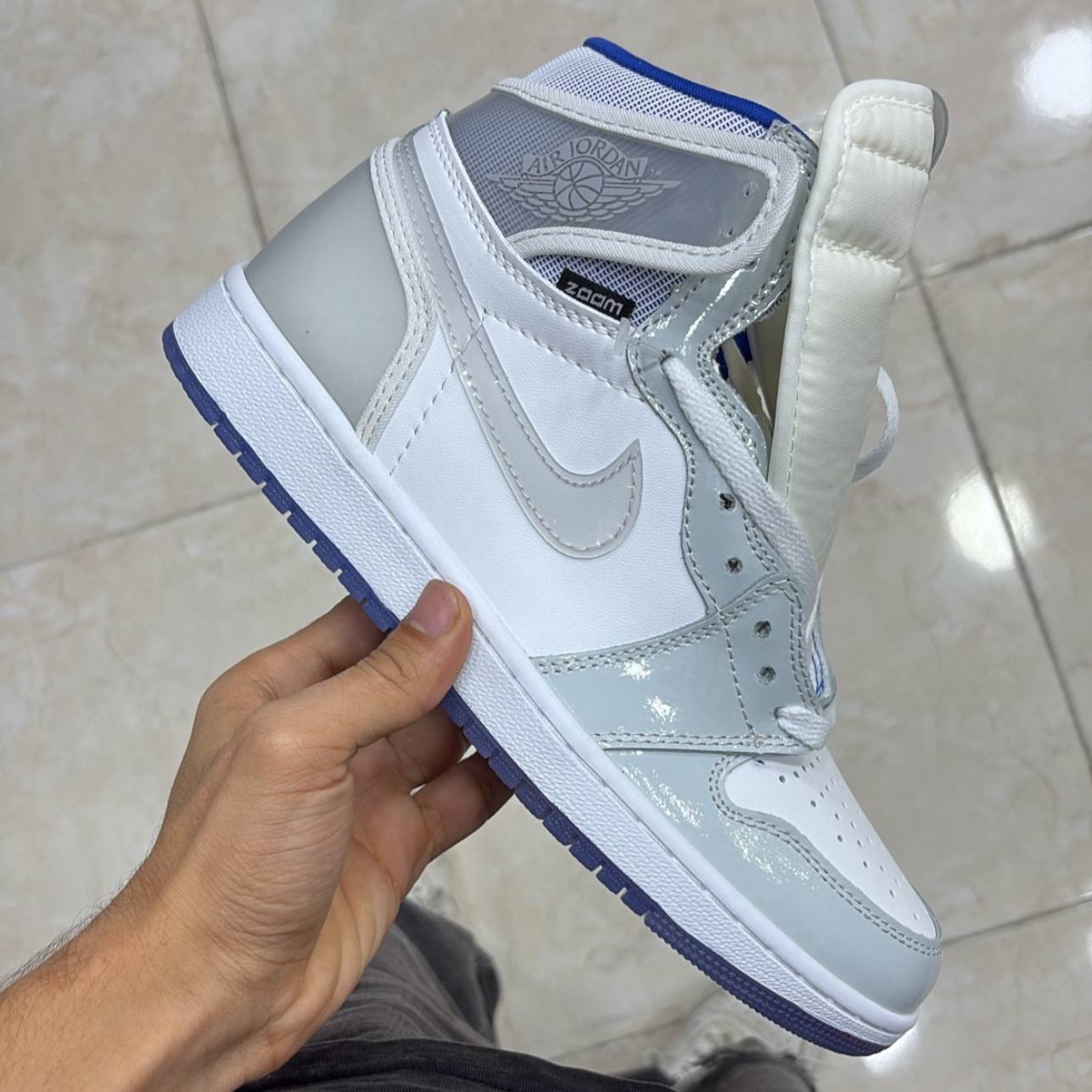 نایک جردن زوم ریسر بلو ‏Air Jordan 1 Zoom Racer Blue 130