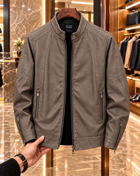 کاپشن چرم کد 2566