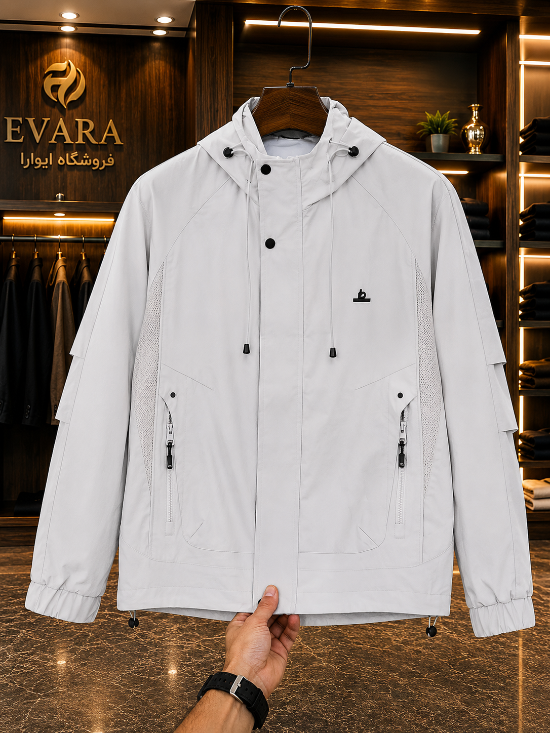 کاپشن بادگیر بهاره و پاییزه کد 9837