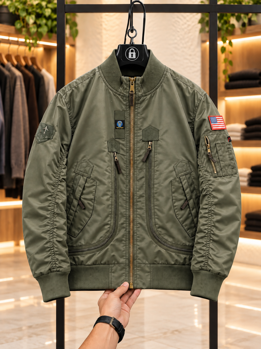 کاپشن خلبانی زمستانه کد 714