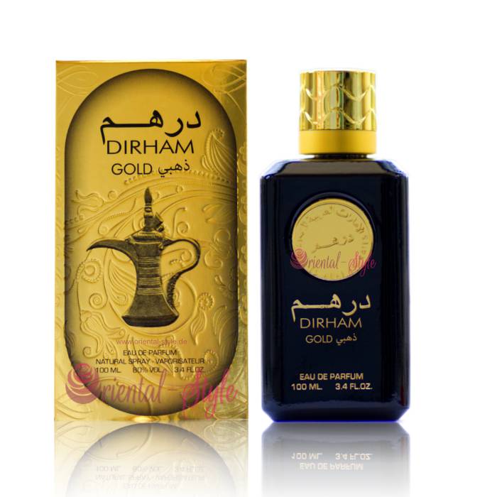 عطر ادکلن اورجینال درهم گلد طلایی Dirham Gold ذهبی زنانه برند ارض الزعفران کد
