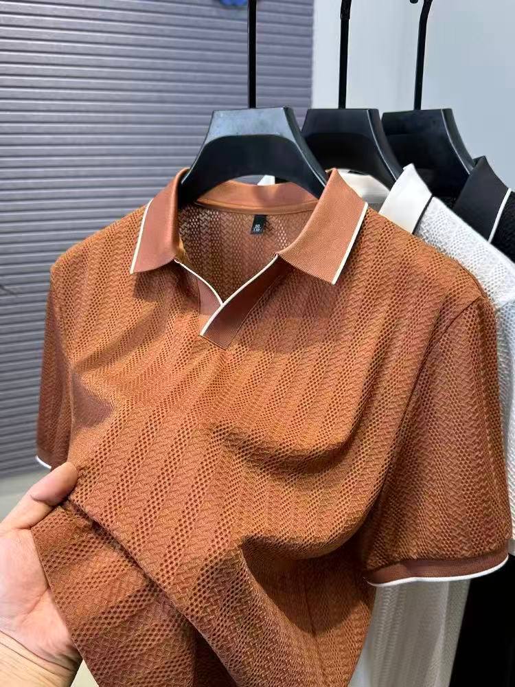 تیشرت یقه کوبایی کد 061