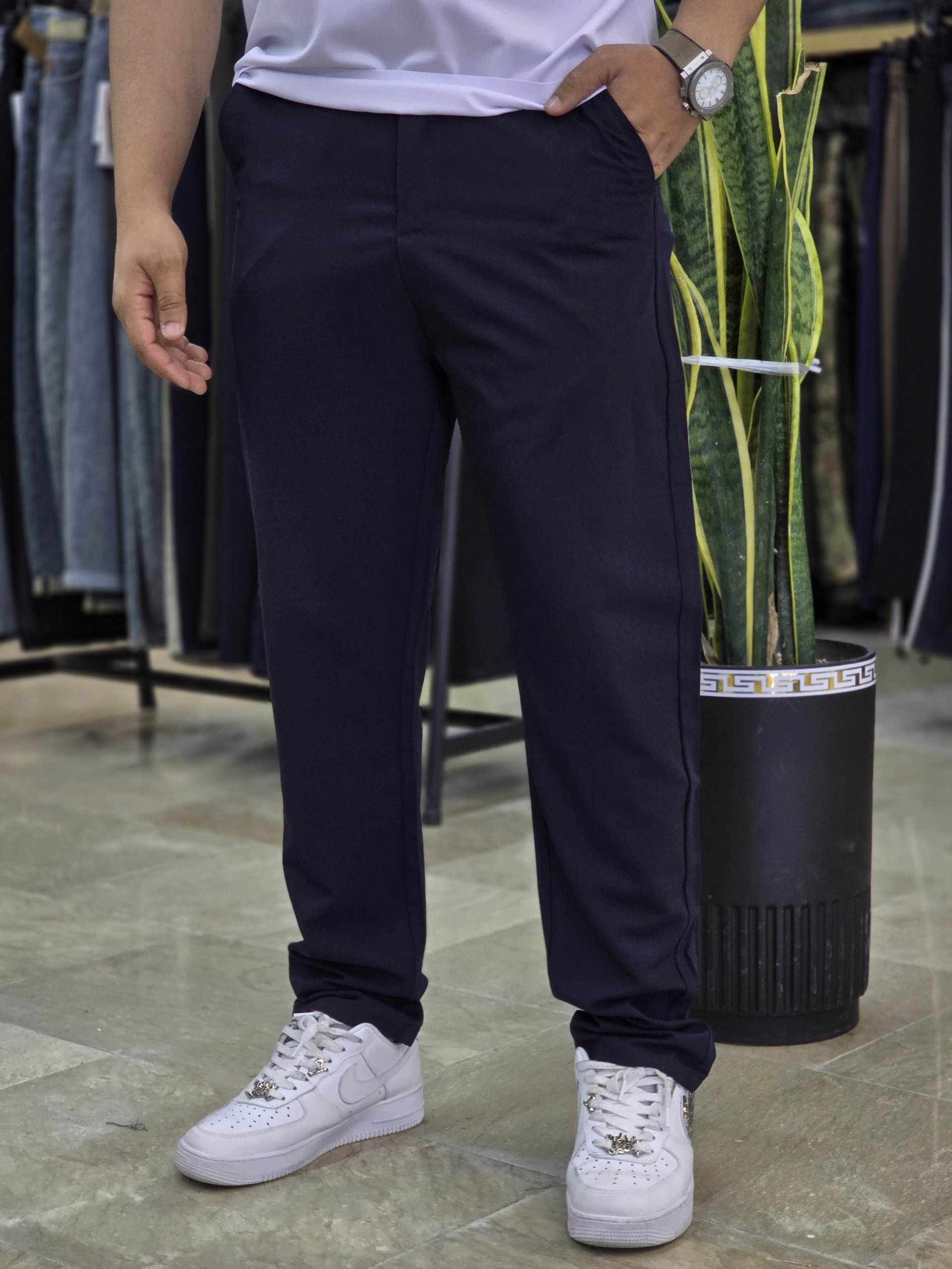 شلوار اسلش پارچه ای برند ZEGNA زگنا کد A512