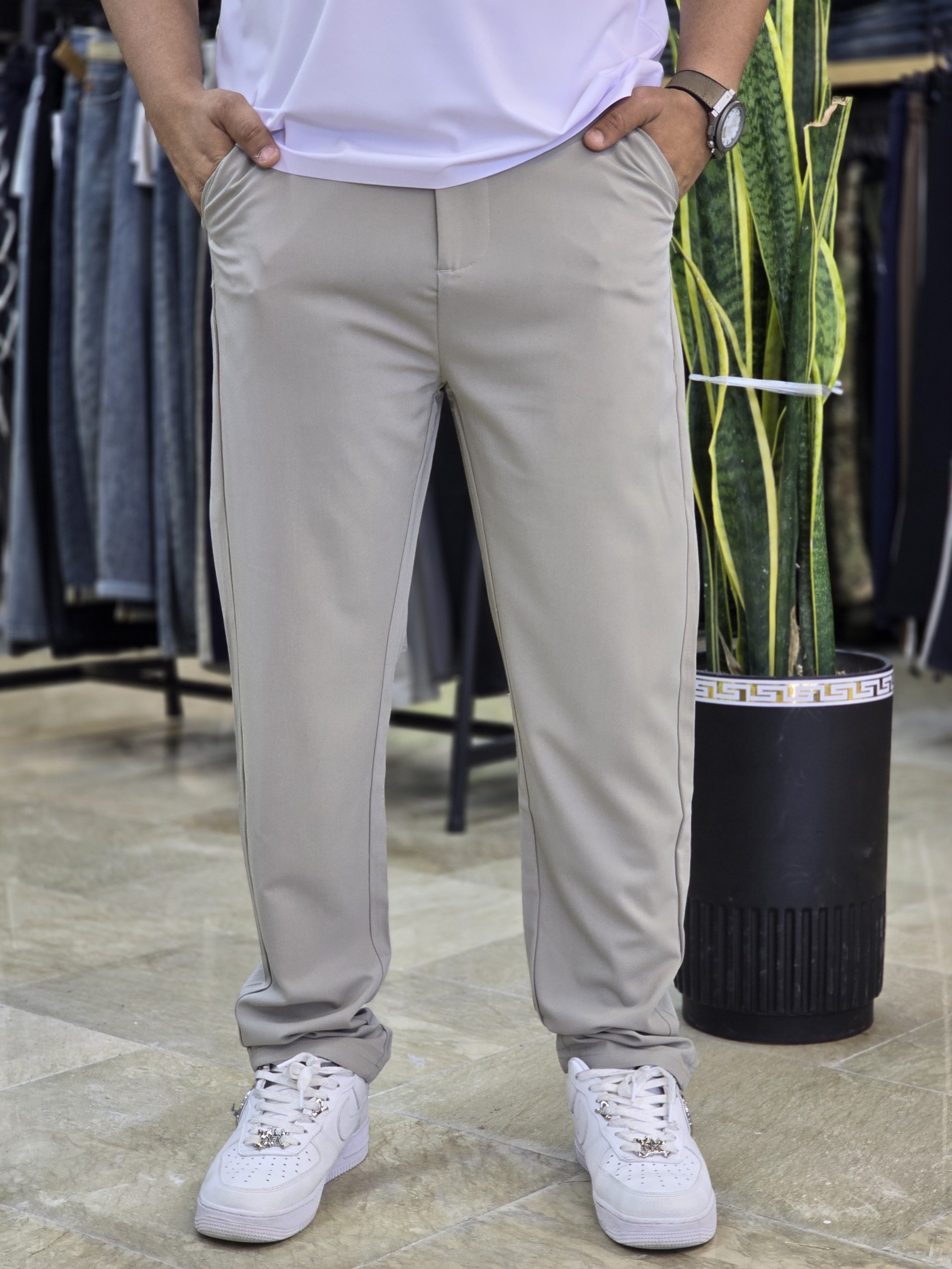 شلوار اسلش پارچه ای برند ZEGNA زگنا کد A512