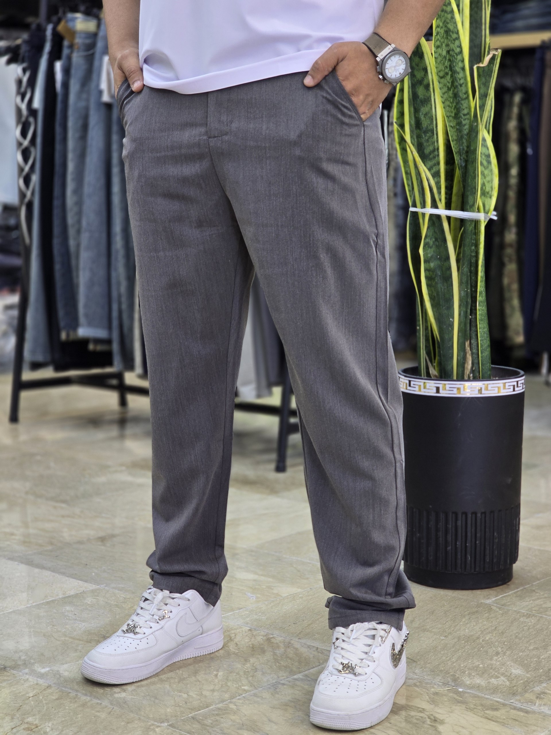 شلوار اسلش پارچه ای برند ZEGNA زگنا کد A512