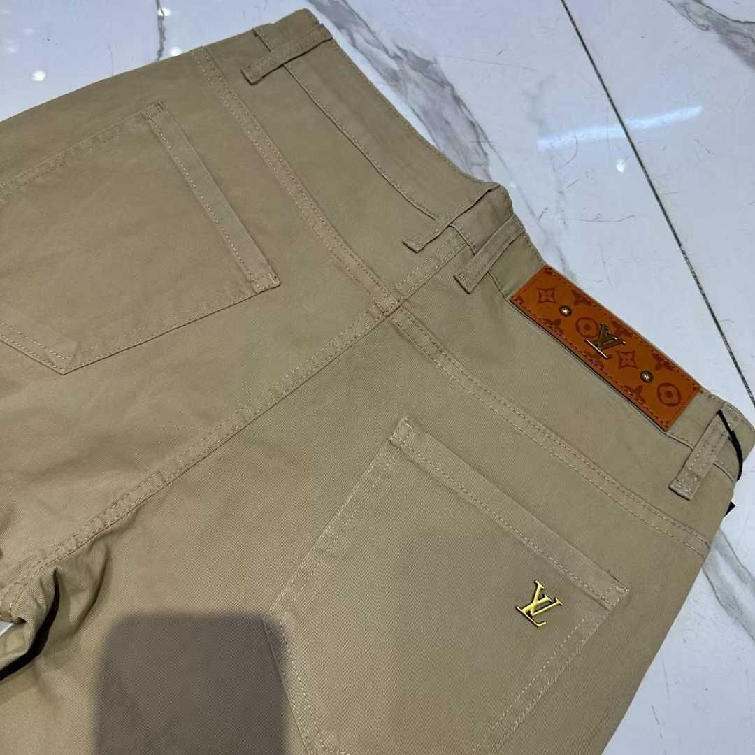 شلوار کتان اسلیم از برند  LV کد 500