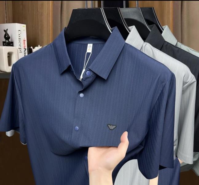 پیراهن آستین کوتاه مانتیگل برند ARMANI آرمانی کد 86297