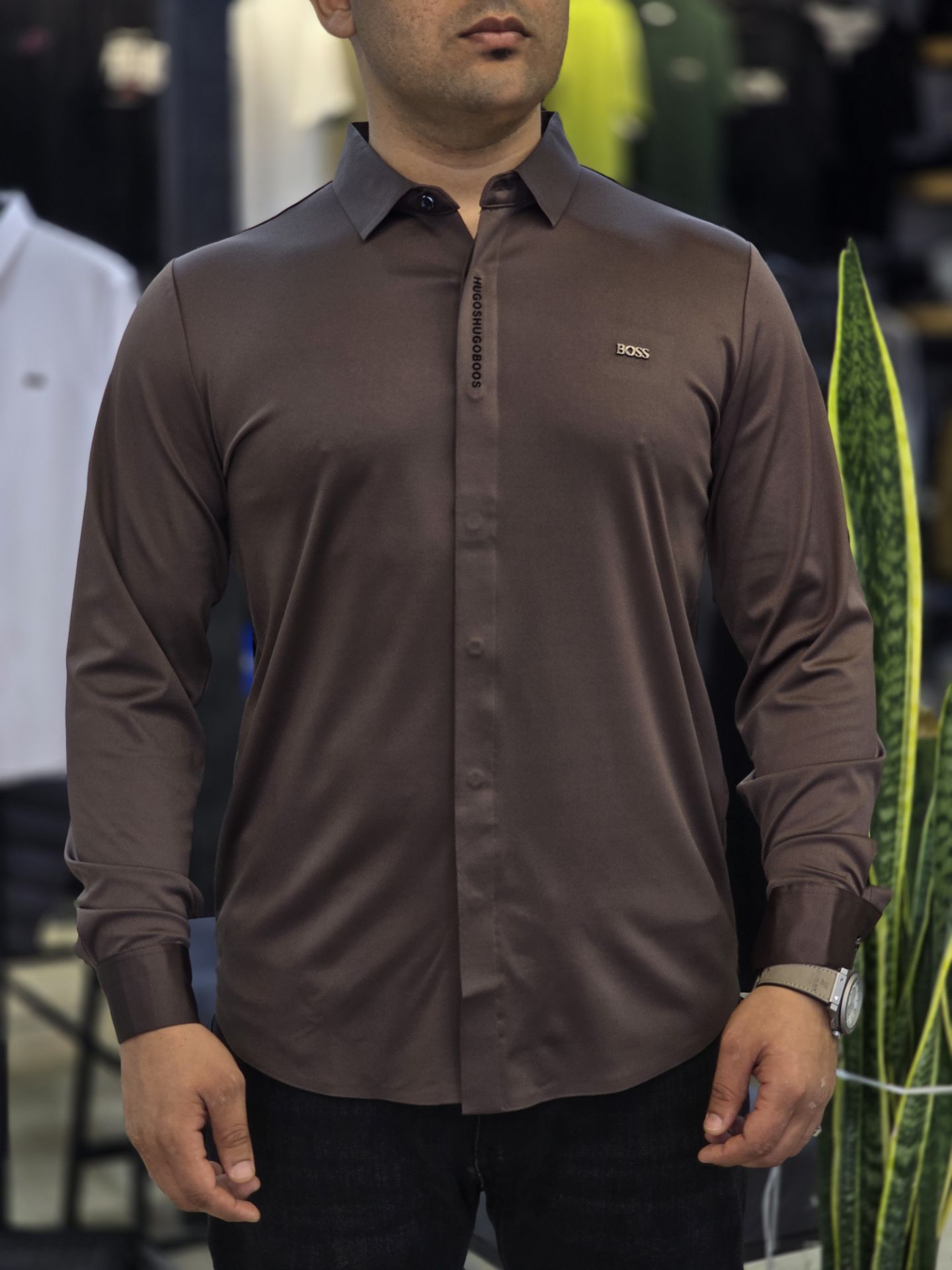 پیراهن مجلسی برند BOSS باس کد 202387
