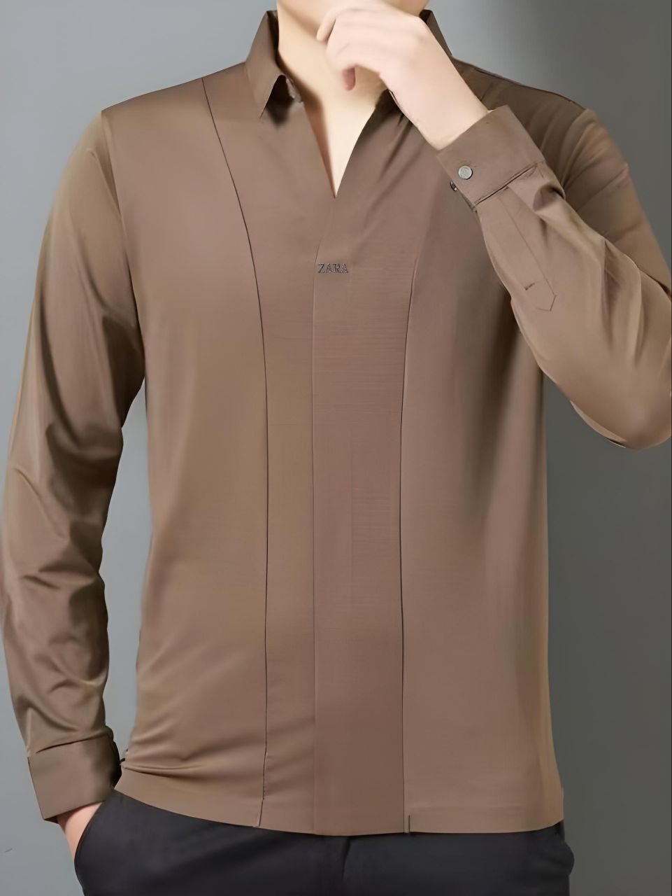 پیراهن مجلسی طرح کت برند zara کد 389