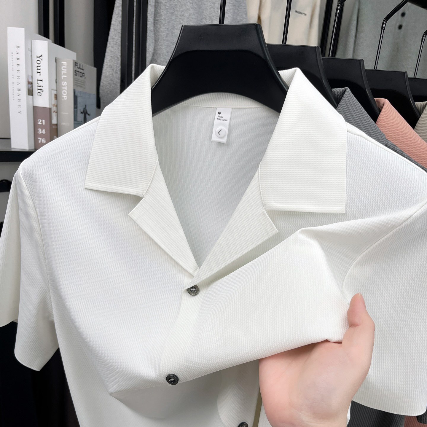 پیراهن یقه کوبایی کد 2606