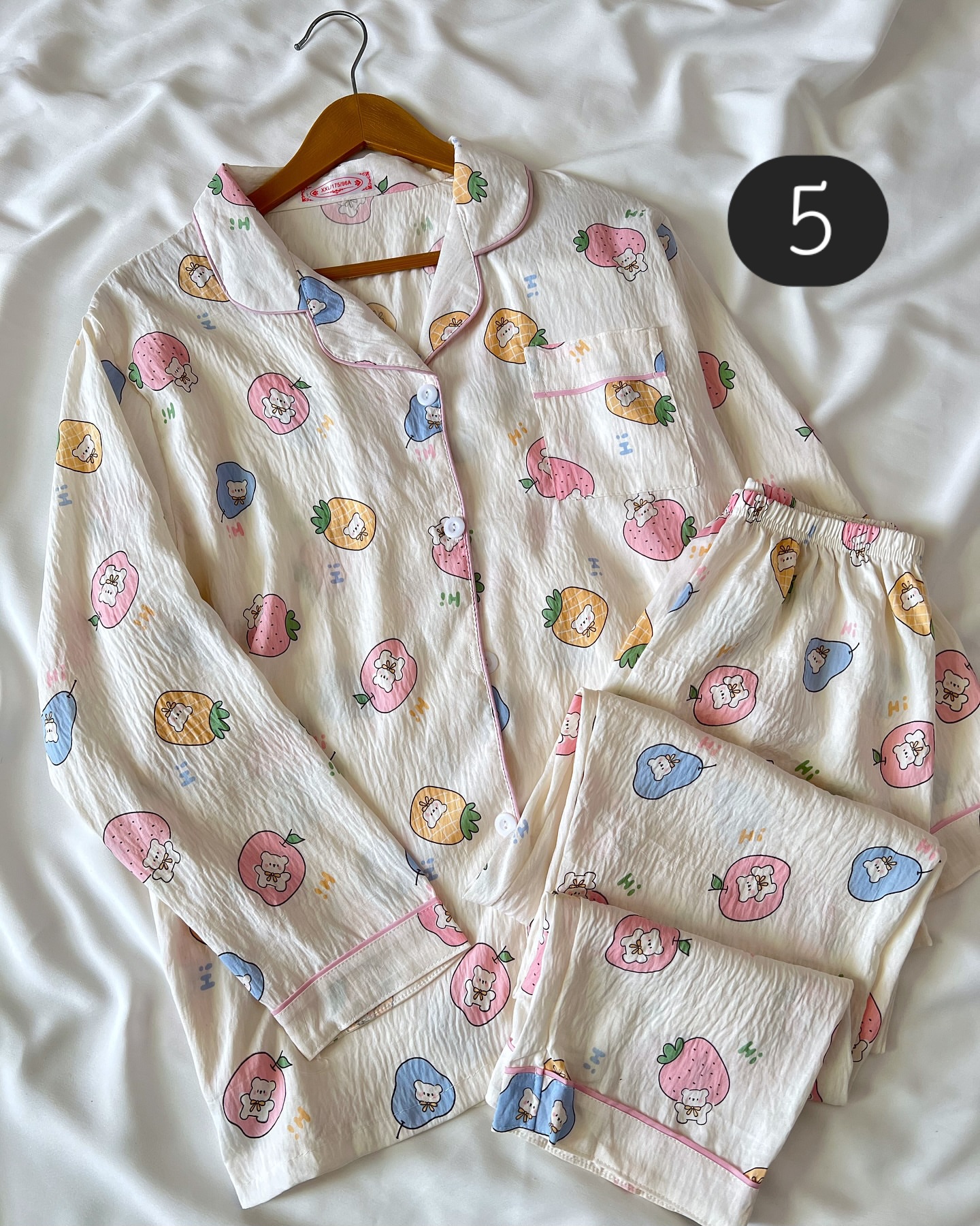 ست دو تیکه بلوز و شلوار موسلین