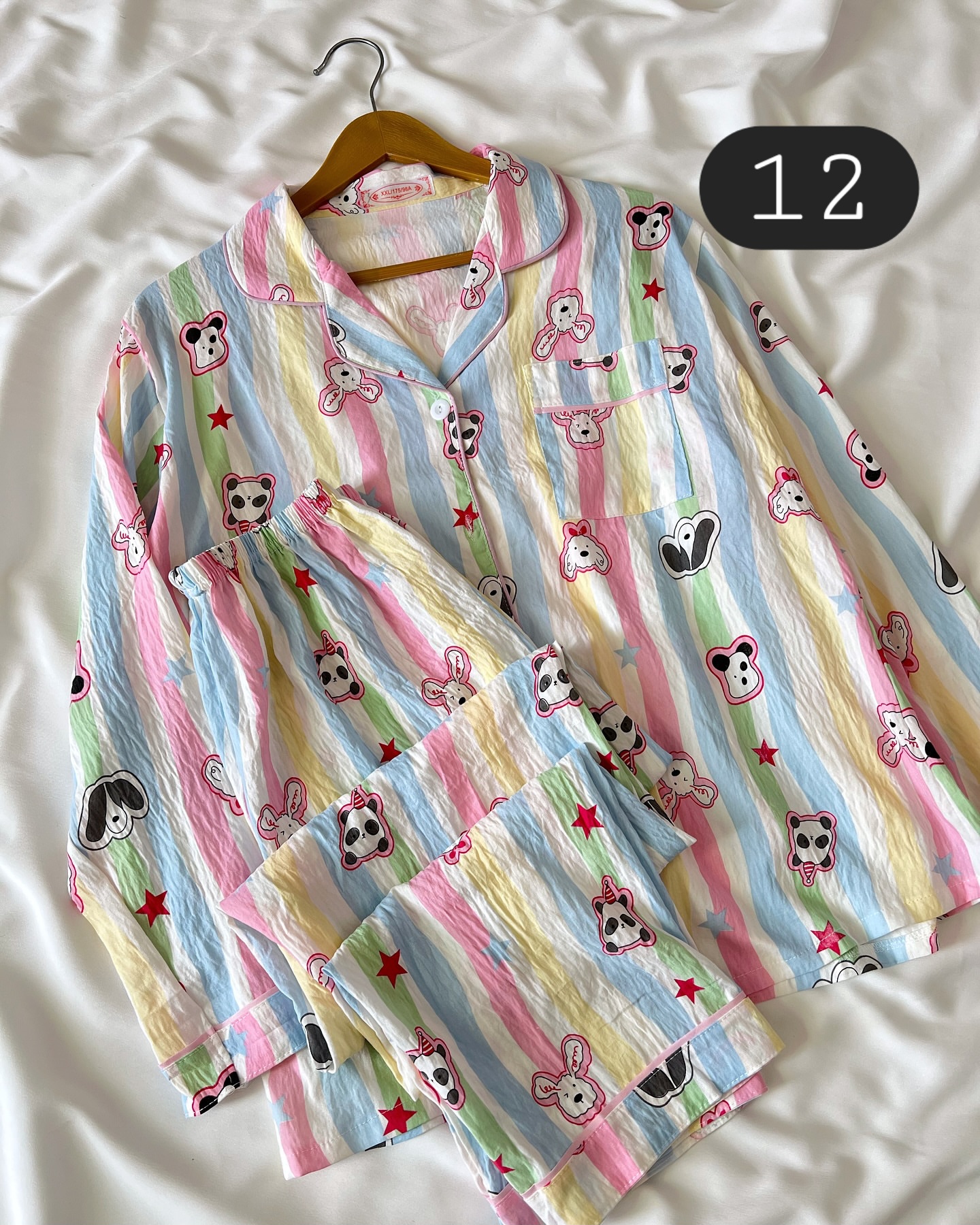 ست دو تیکه بلوز و شلوار موسلین