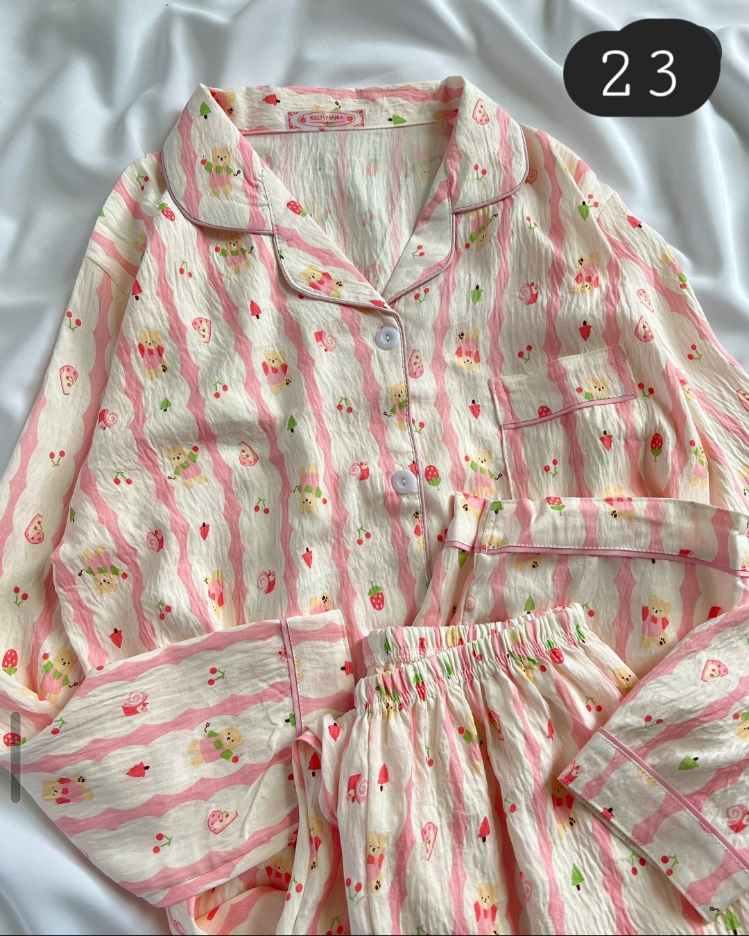 ست دو تیکه بلوز و شلوار موسلین