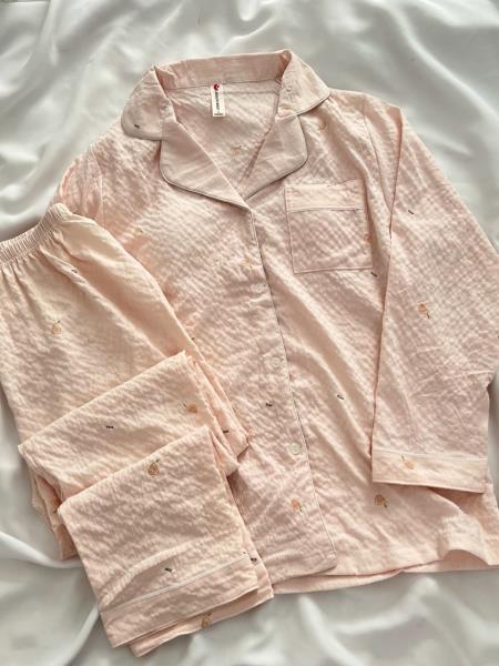 ست دو تیکه بلوز و شلوار نخ پنبه 10899