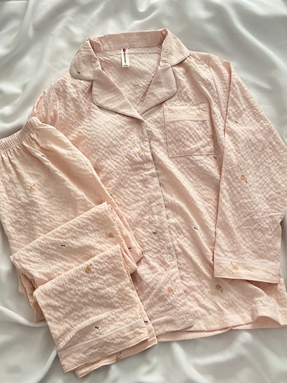 ست دو تیکه بلوز و شلوار نخ پنبه 10899