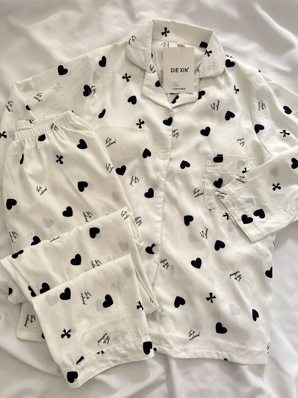 ست دو تیکه بلوز و شلوار نخ پنبه 10901