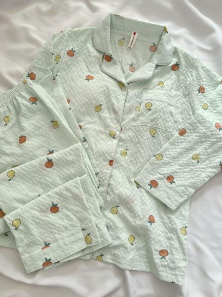 ست دو تیکه بلوز و شلوار نخ پنبه 10902