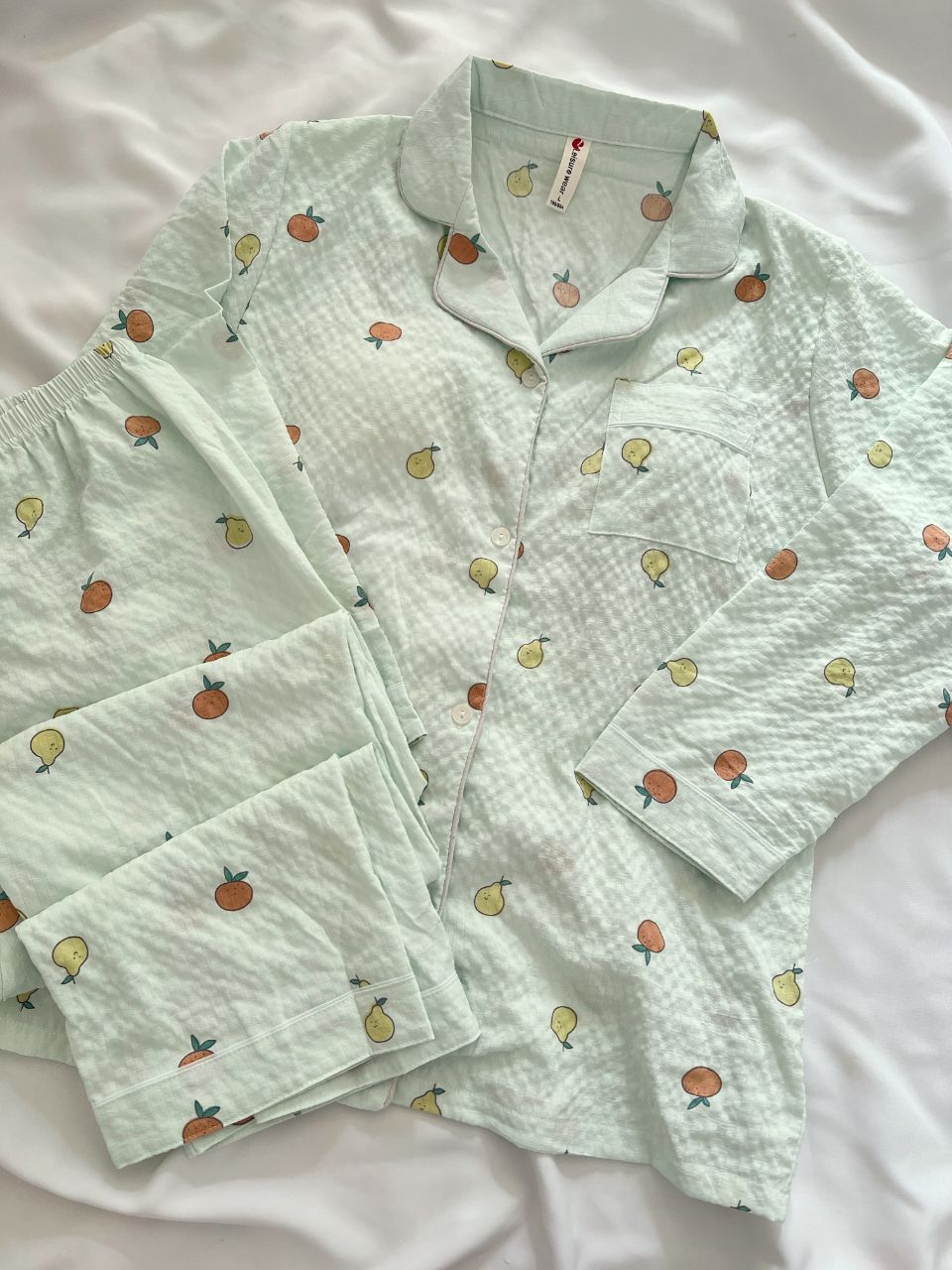 ست دو تیکه بلوز و شلوار نخ پنبه 10902