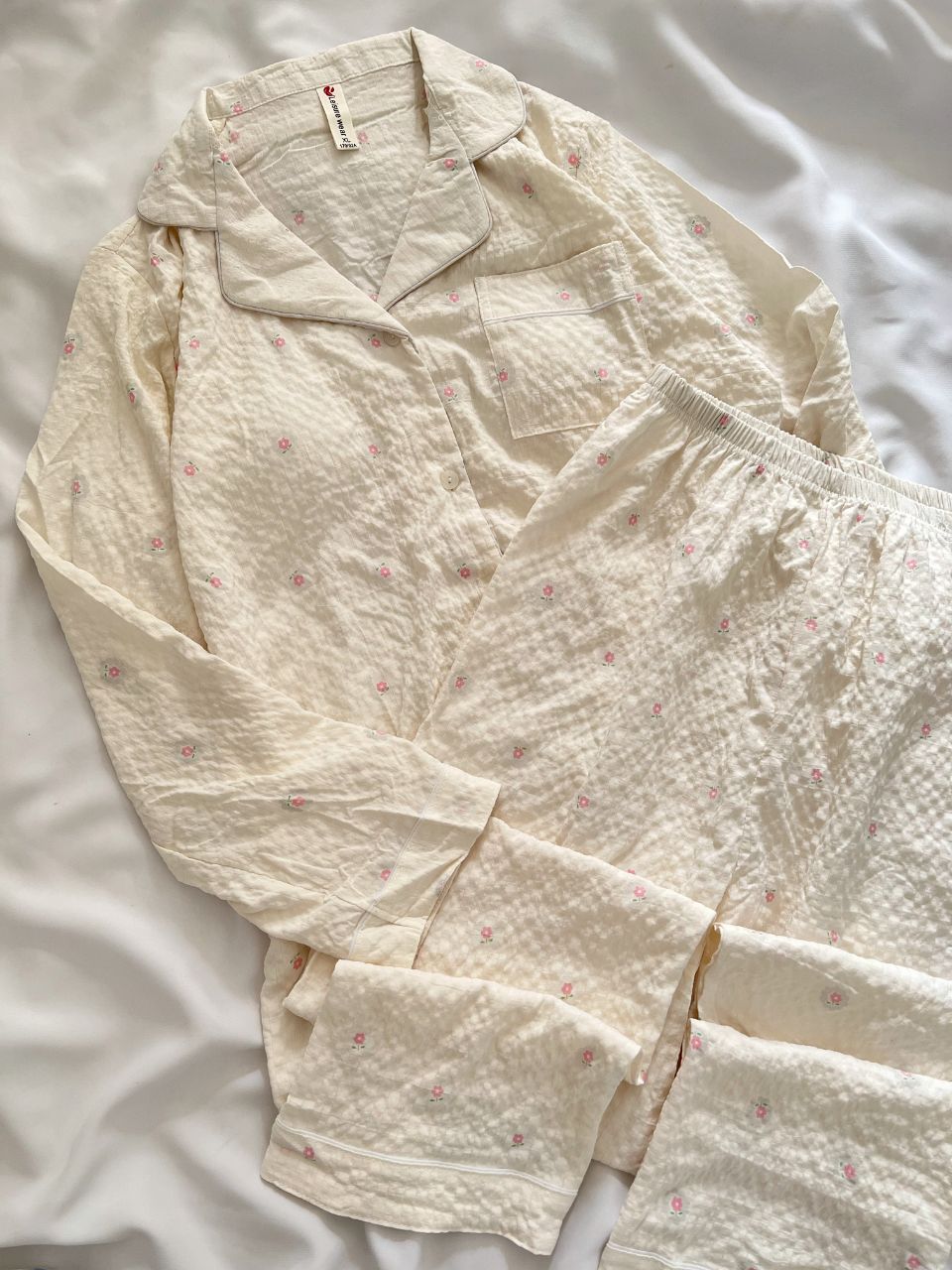 ست دو تیکه بلوز و شلوار نخ پنبه 10905
