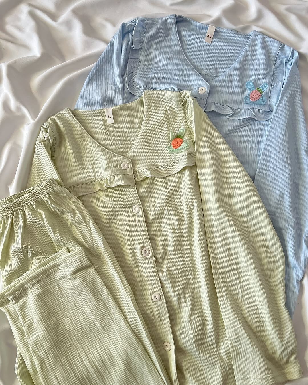 ست دو تیکه بلوز و شلوار نخی