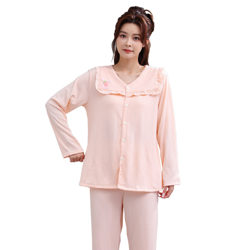 ست دو تیکه بلوز و شلوار نخی