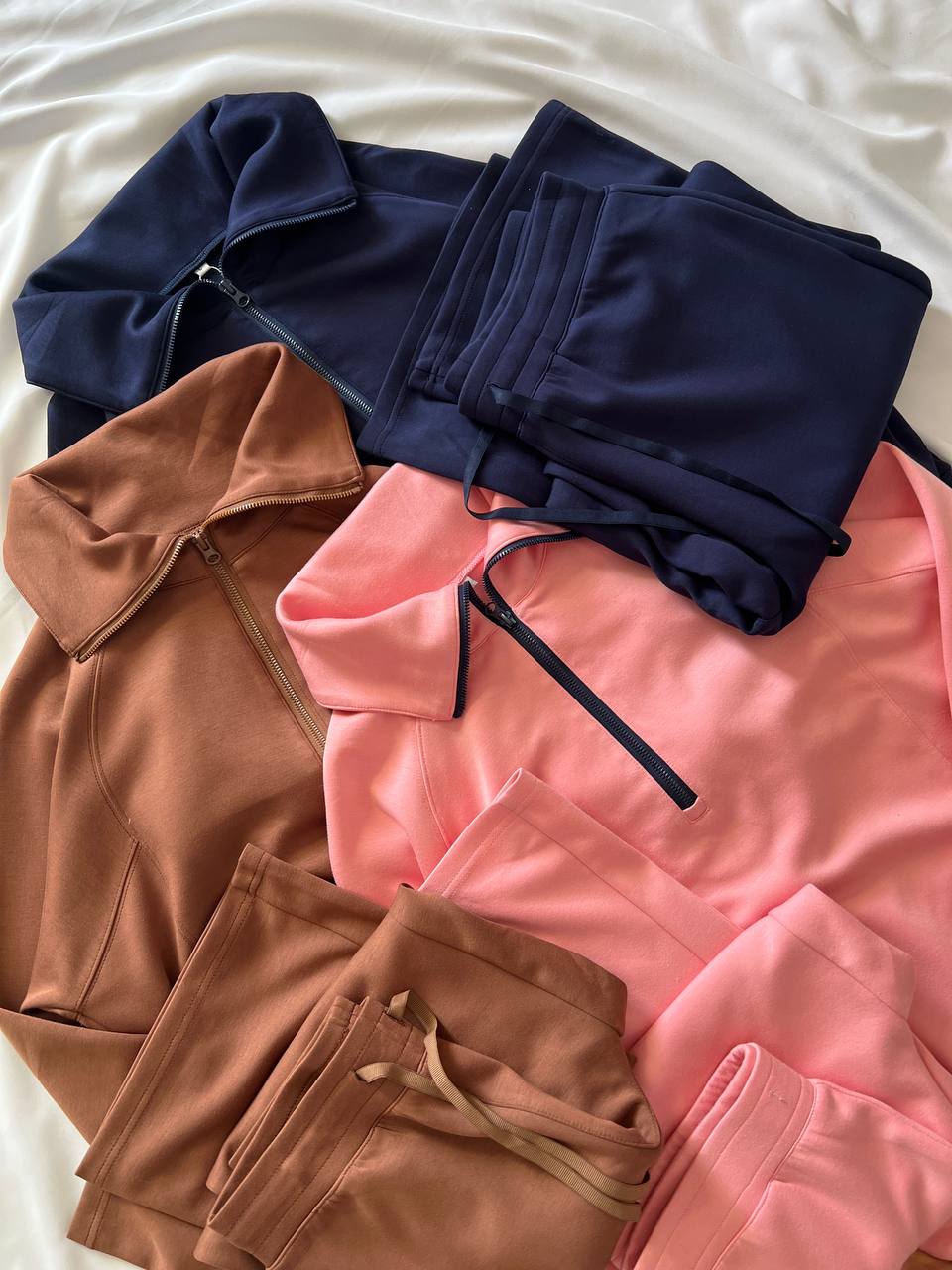 ست دورس نیم زیپ و شلوار 10147