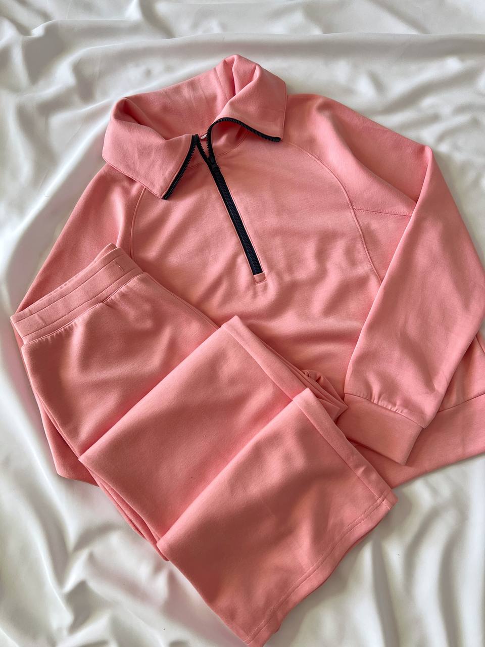 ست دورس نیم زیپ و شلوار