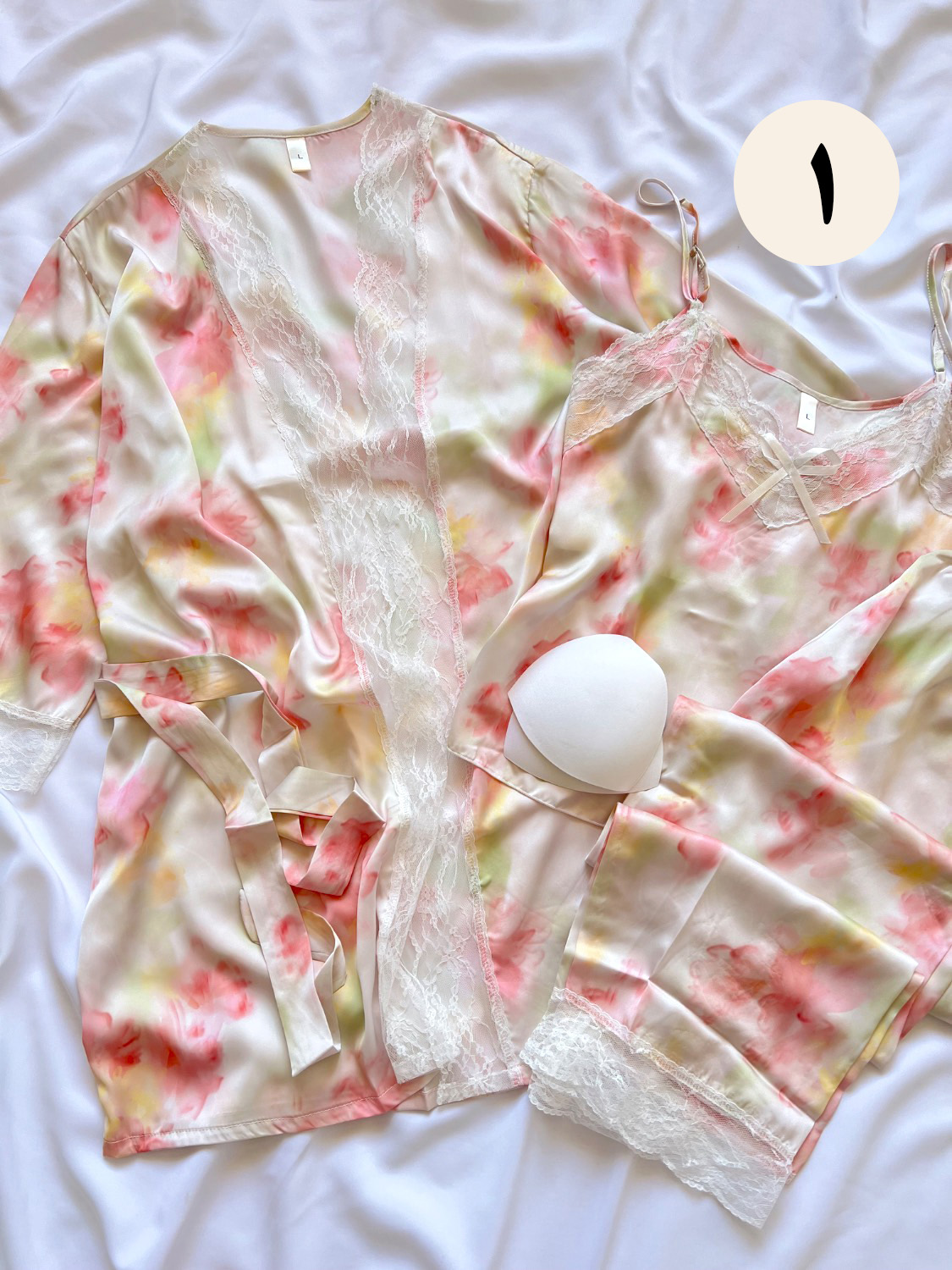 ست ساتن سه تیکه 10813