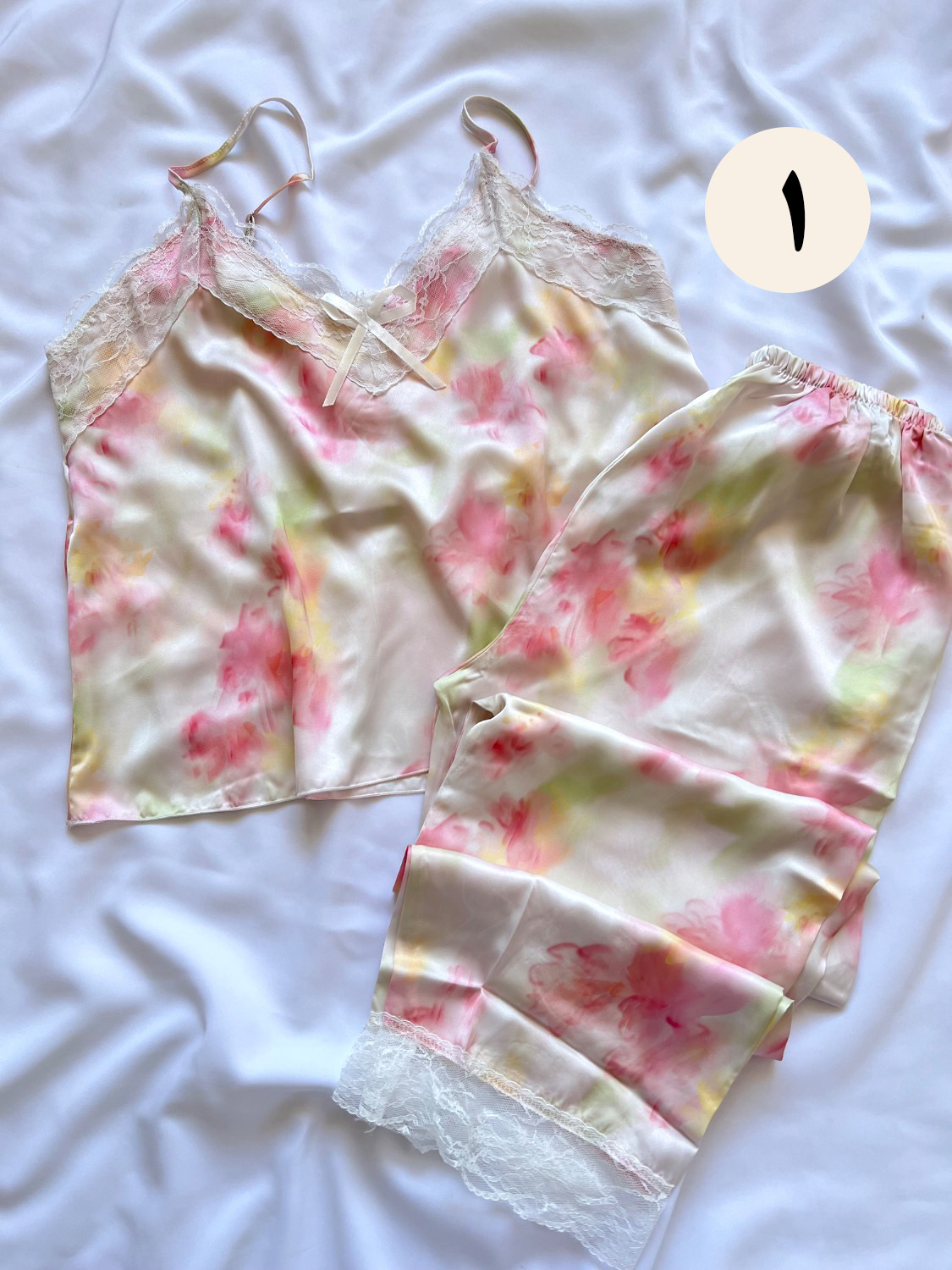 ست ساتن سه تیکه