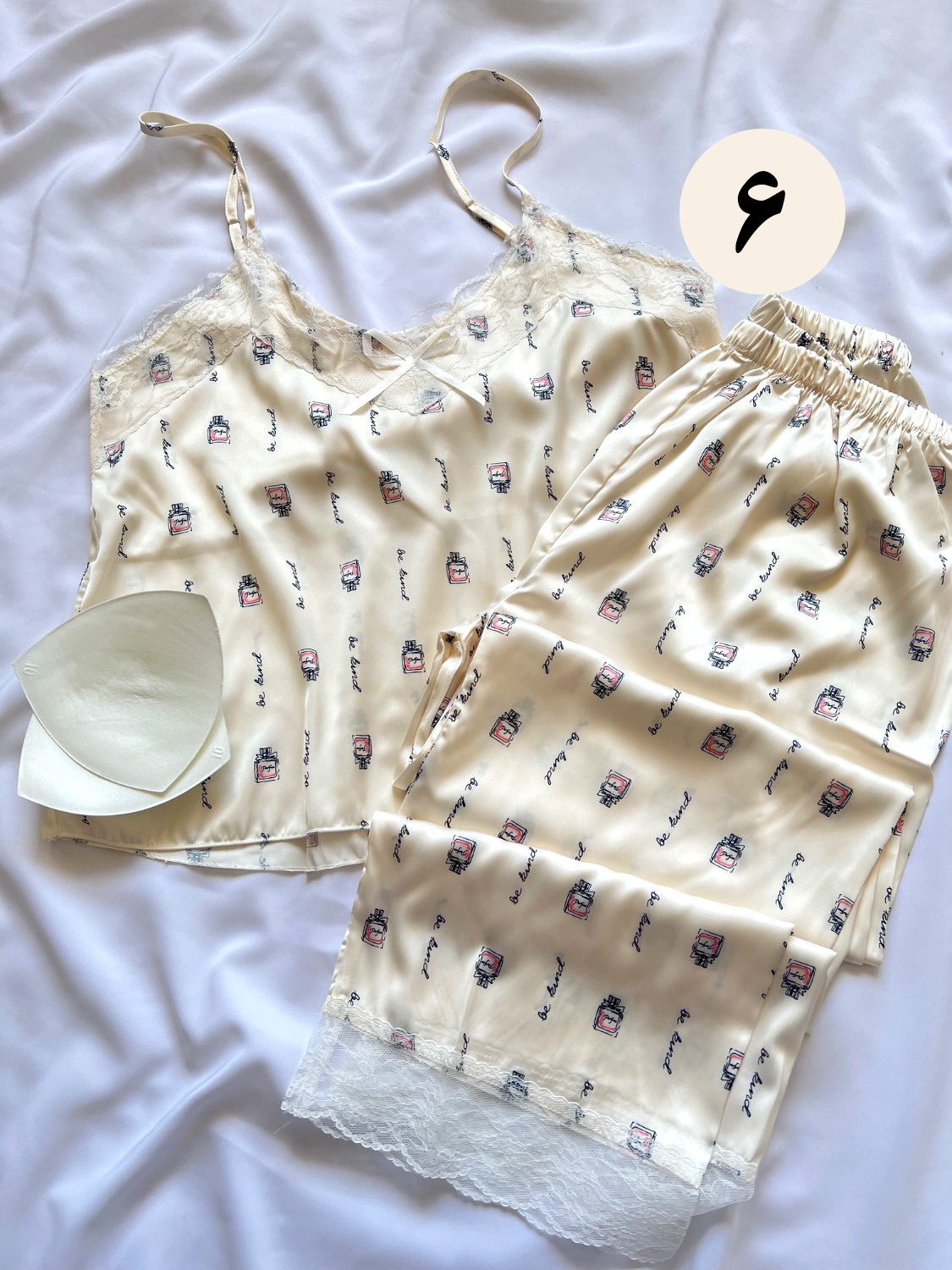 ست ساتن سه تیکه