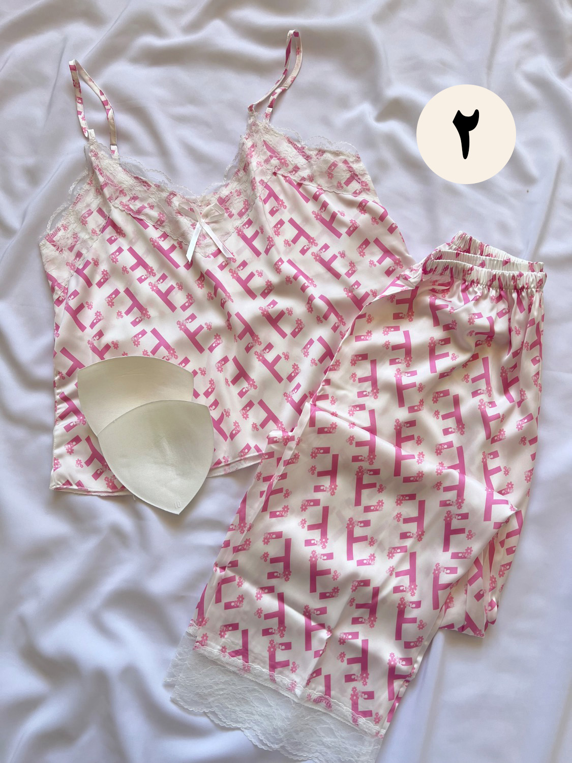 ست ساتن سه تیکه