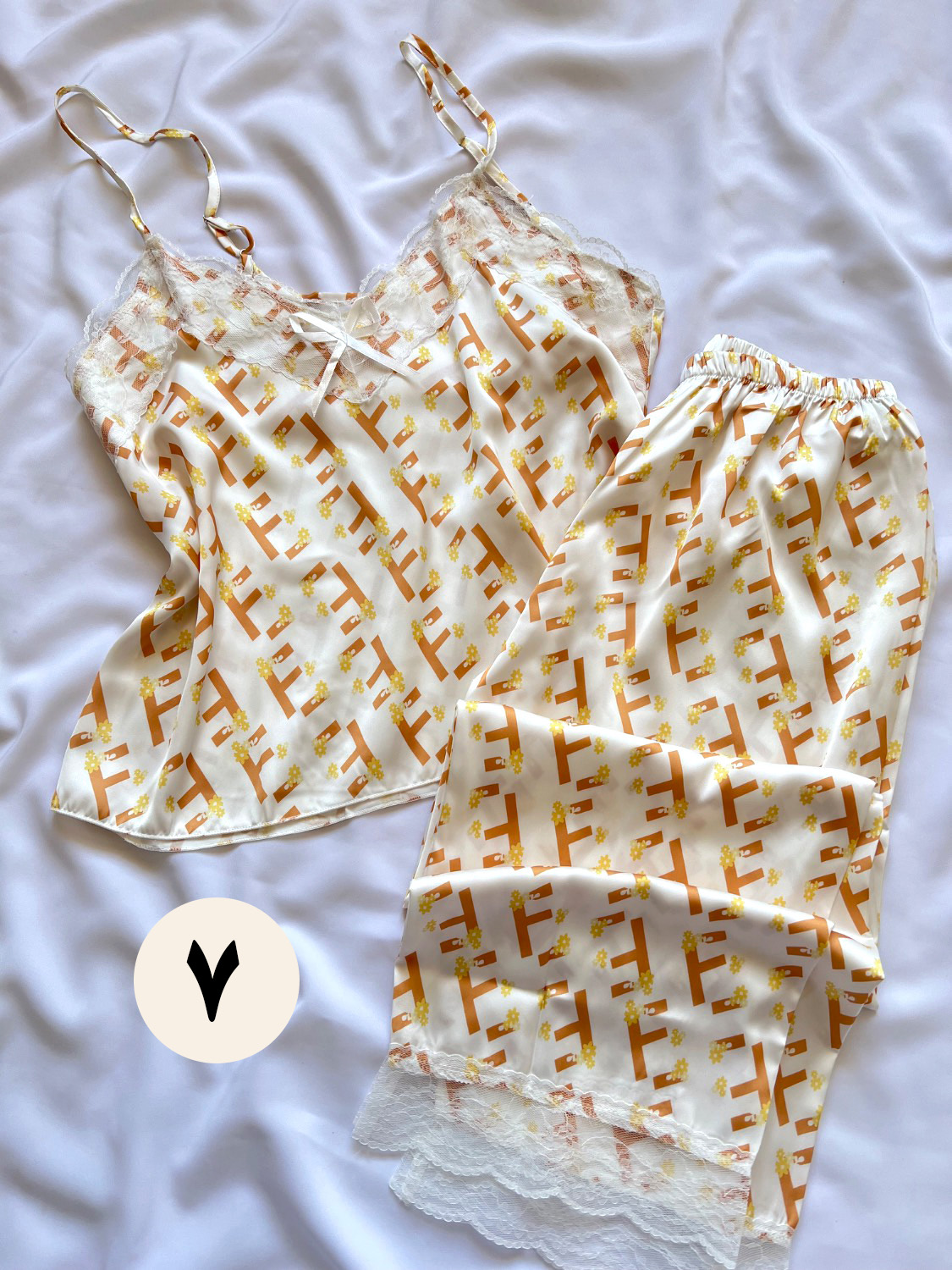 ست ساتن سه تیکه