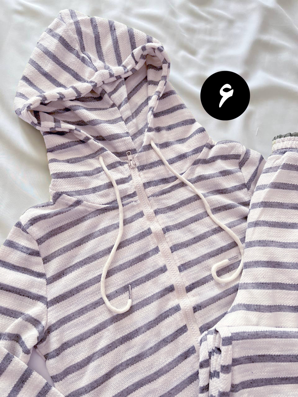 ست سویشرت و شلوار بگ راه راه