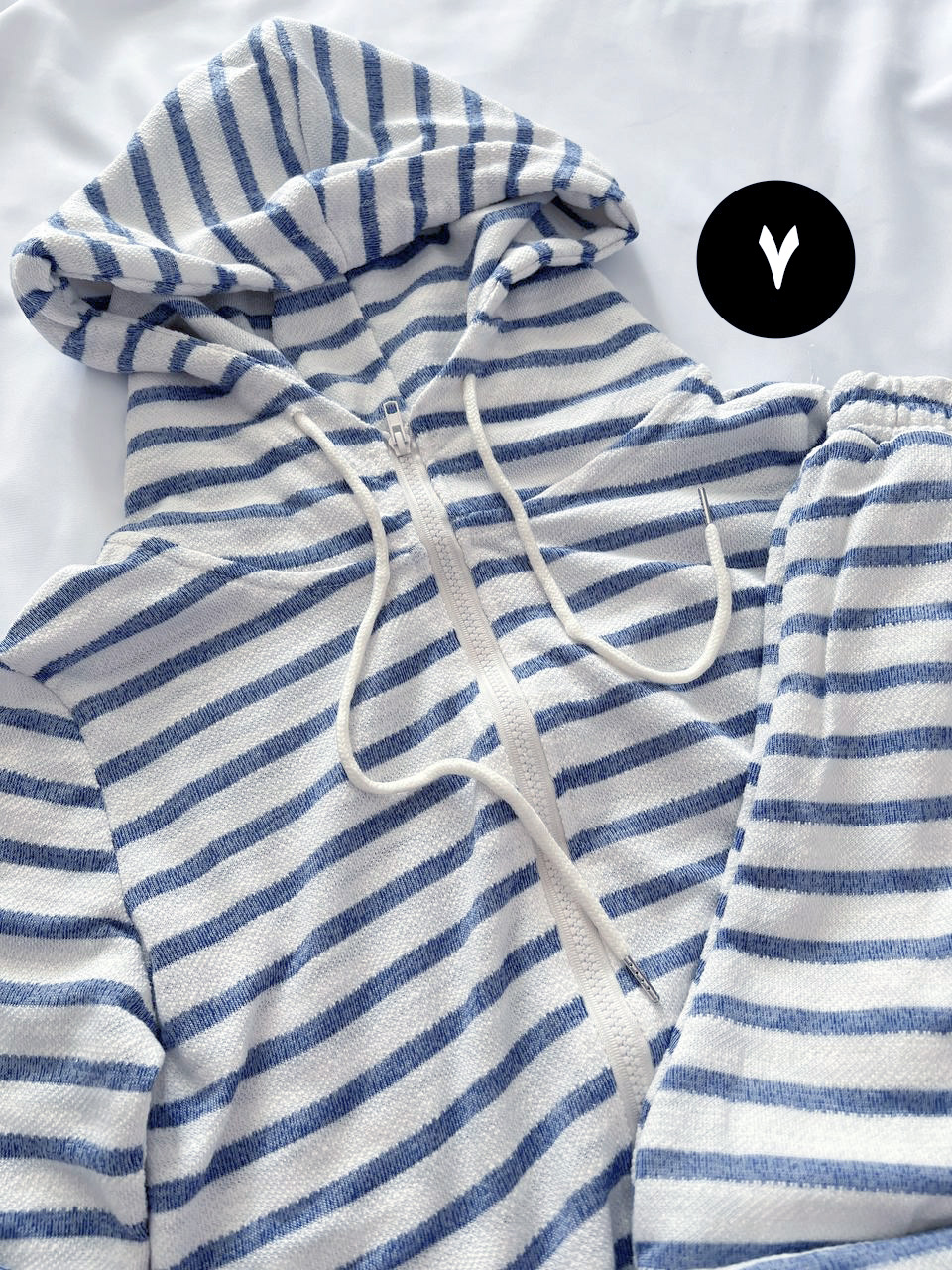 ست سویشرت و شلوار بگ راه راه