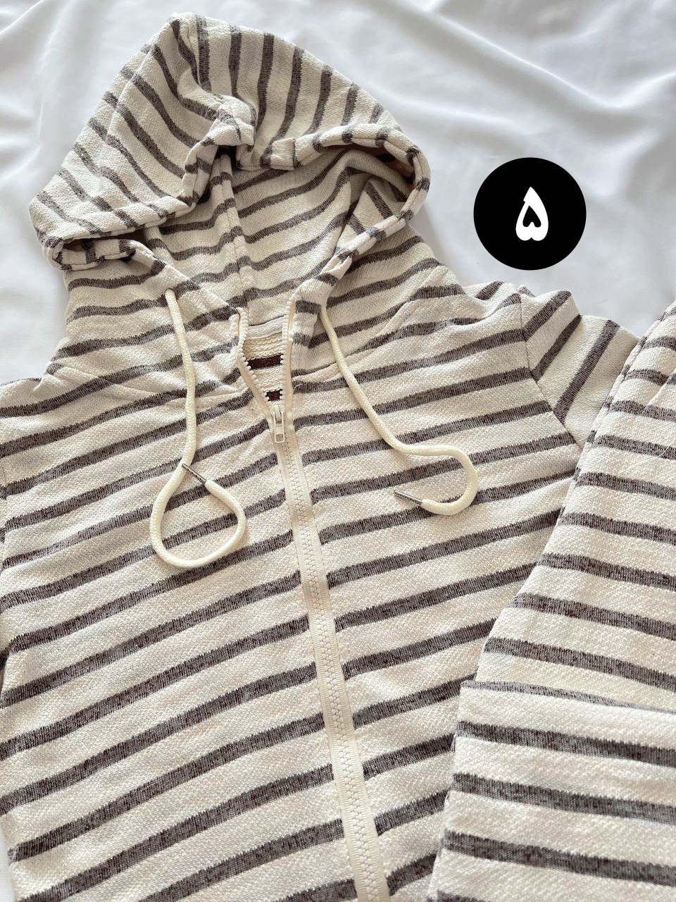 ست سویشرت و شلوار بگ راه راه