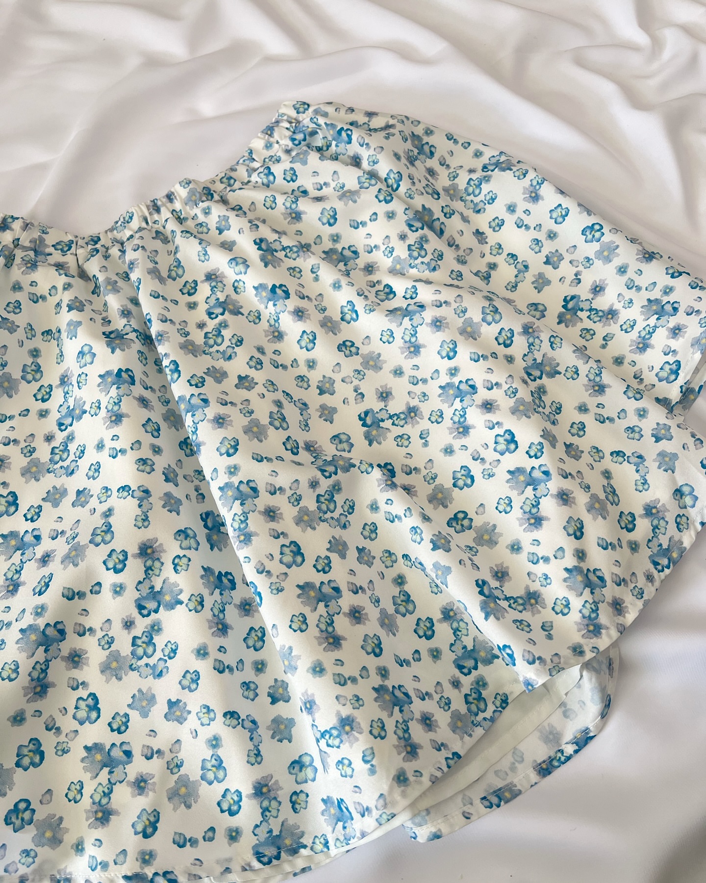 ست کراپ و شرتک گلدار نخی