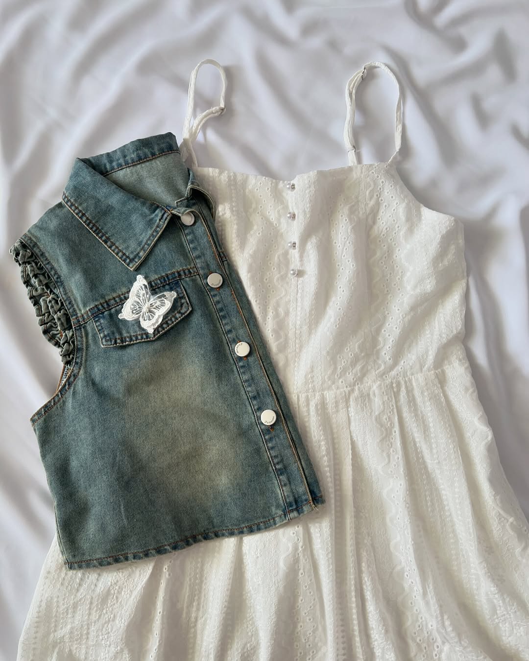 وست جین و سارافون خامه دوزی 10054