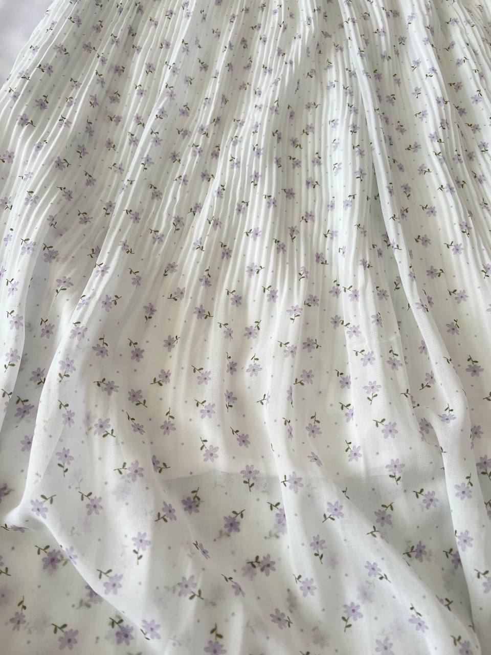 دامن گلدار پلیسه