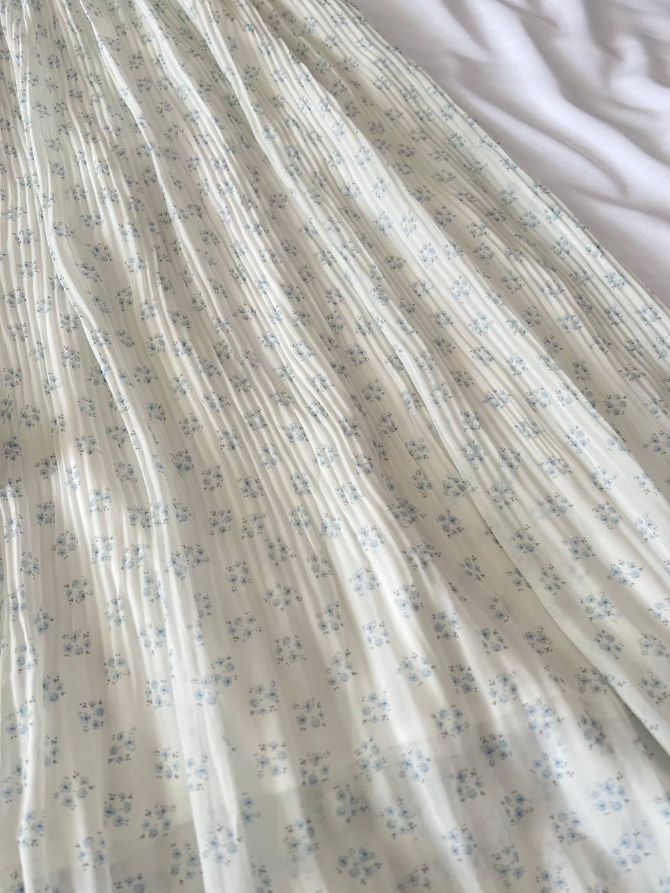 دامن گلدار پلیسه