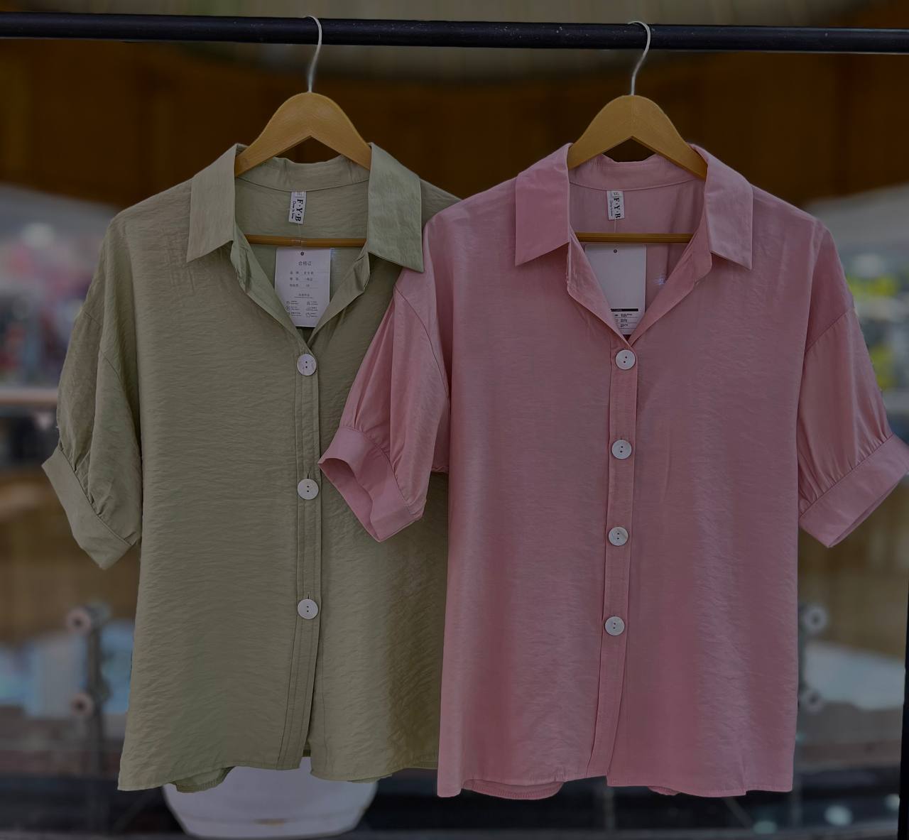 شوميز استين كوتاه