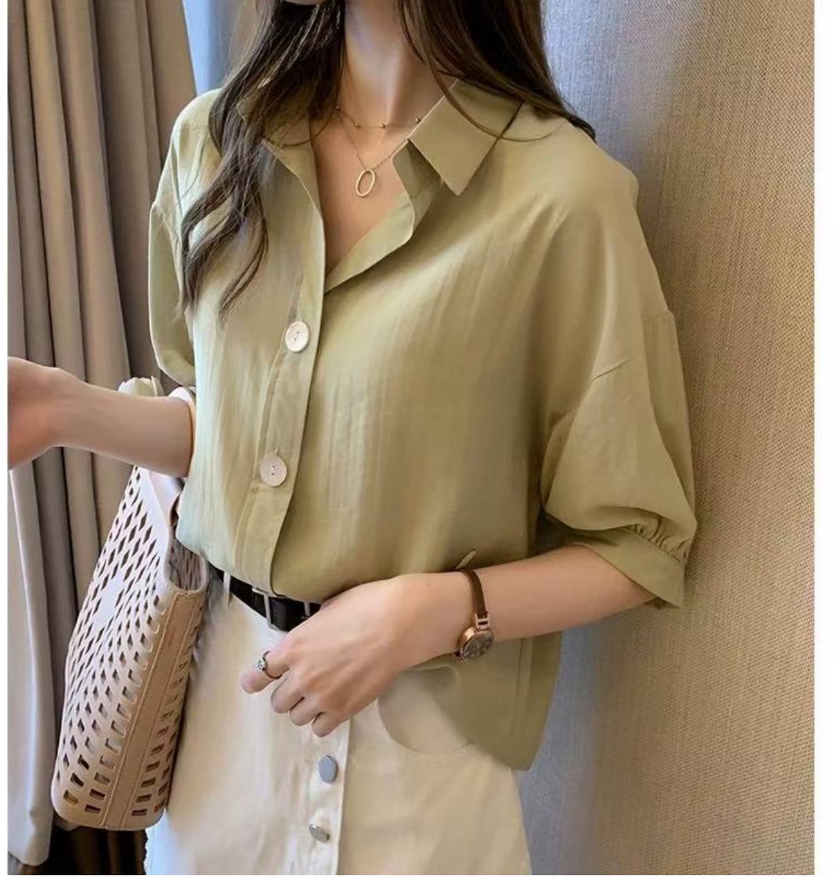 شومیز استین کوتاه 9900