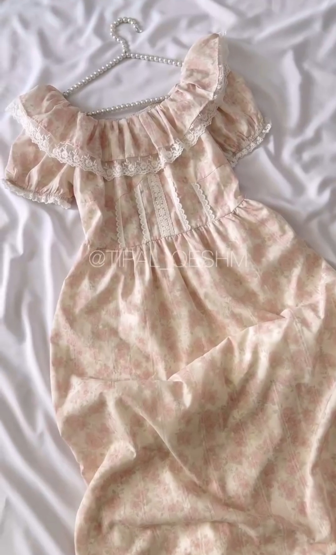 پیراهن بلند نخی مجلسی زنانه