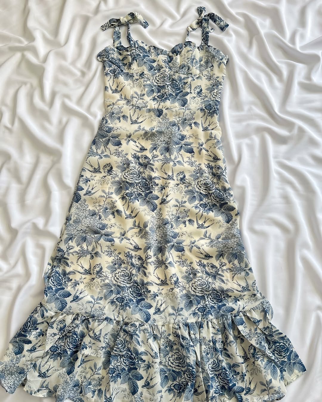 پیراهن بلند گلدار زنانه 9944