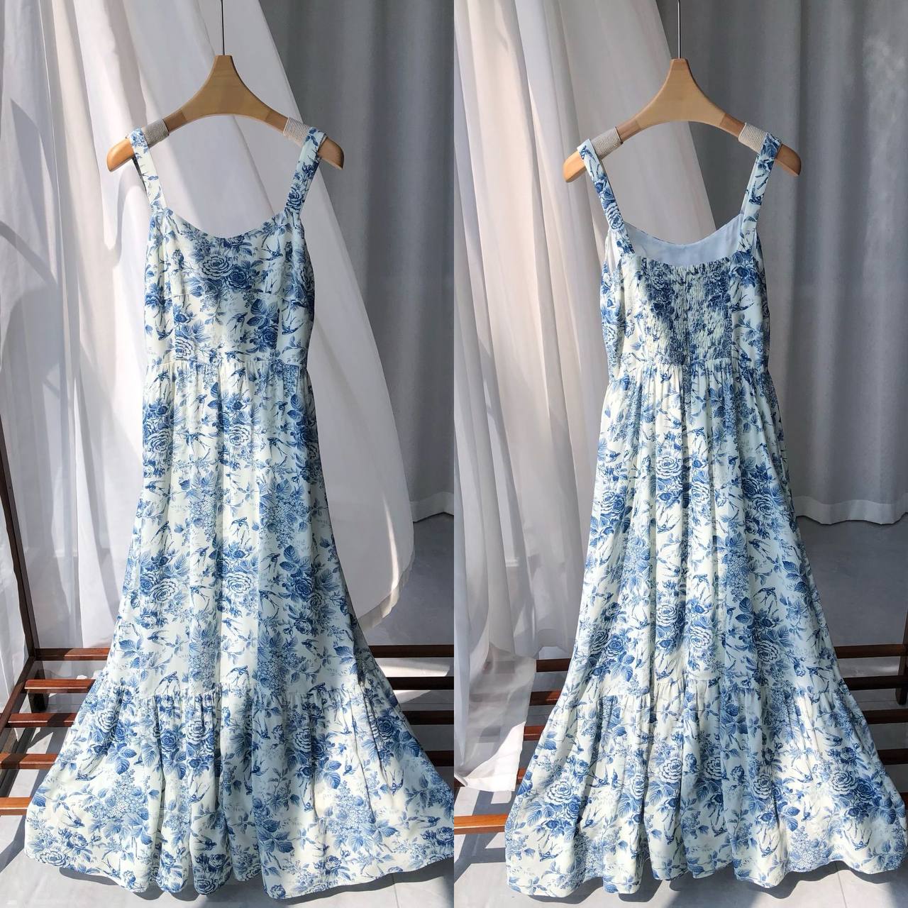 پیراهن بلند گلدار زنانه