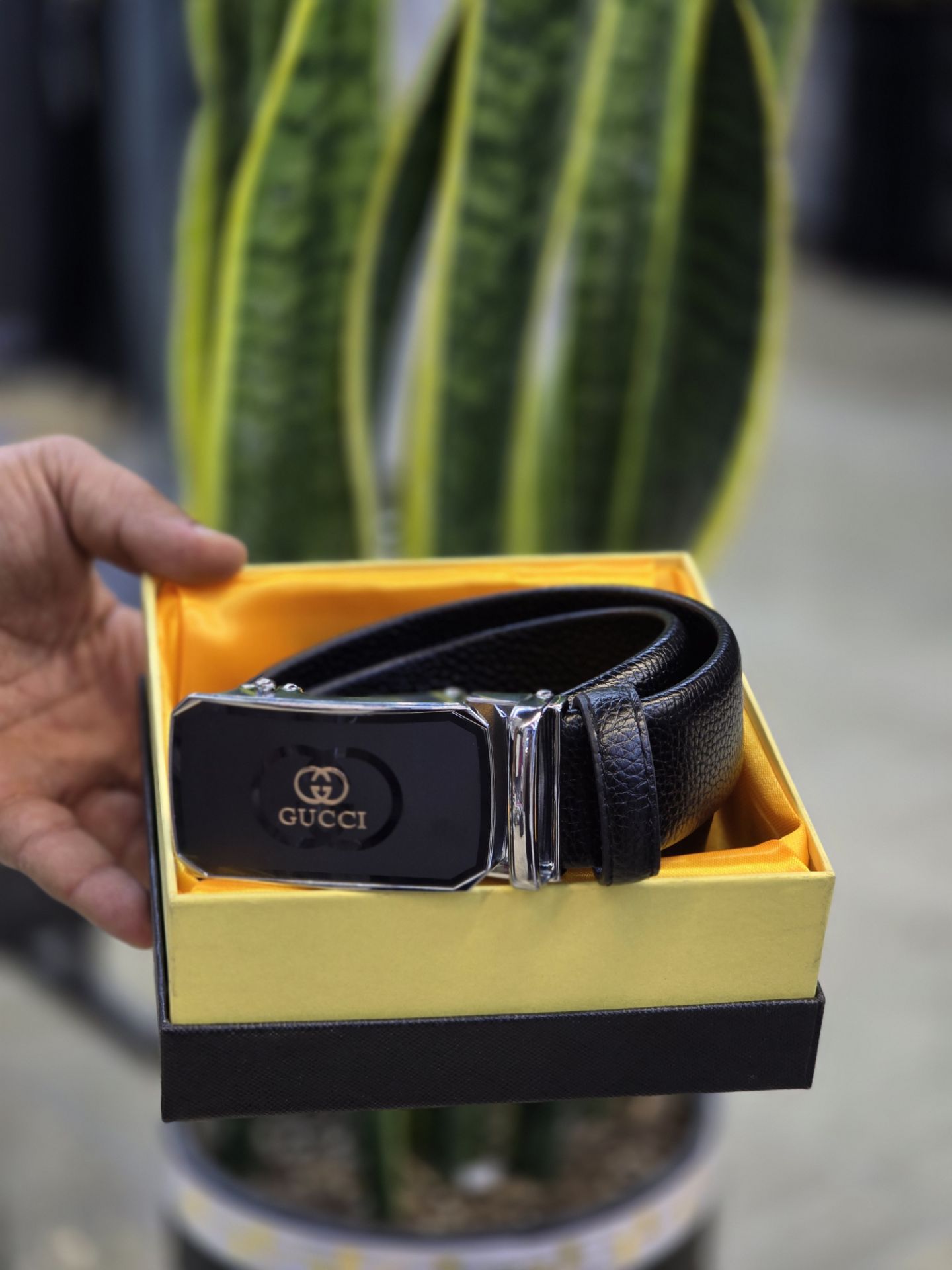 کمربند ریلی برند گوچی GUCCI کد 033